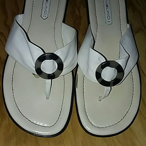 BANDOLINO PARTRIDGE LEATHER SANDAL*WHITE*SIZE 10M* - Picture 3 of 8